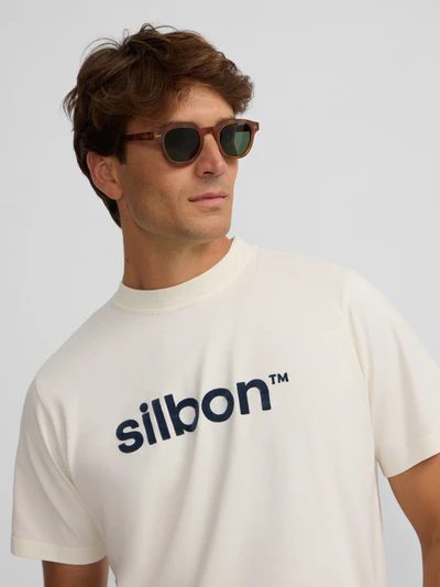 Camiseta Flock Crema - Silbon