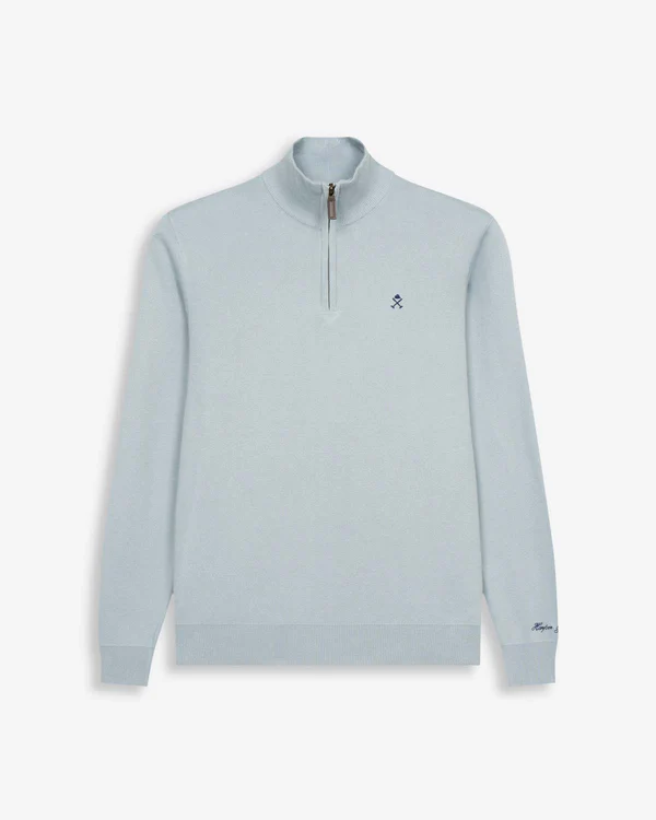 Jersey Icon Zipper Light Blue - Harper &amp; Neyer