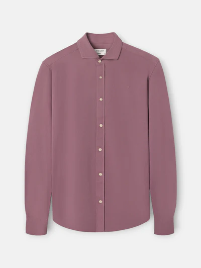 Camisa Sport Micropique Comfort Burdos  - Silbon