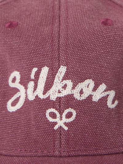Gorra Desgastada Burdeos - Silbon