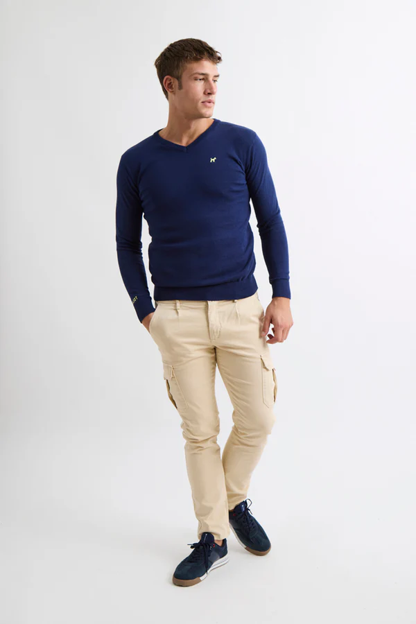 Jersey Cuello Pico Azul - Williot