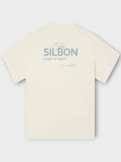 Camiseta Special Fit Silbon Classic Society Crema - Silbon
