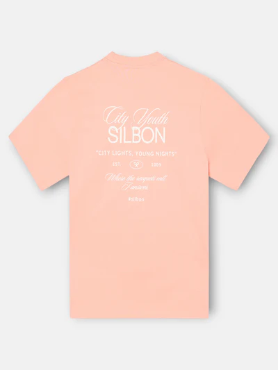 Camiseta Special Fit City Youth Coral - Silbon