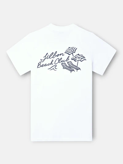Camiseta Beach Club Blanca - Silbon