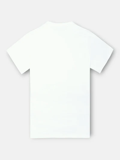 Camiseta Lisa Minilogo Parche Blanca - Silbon