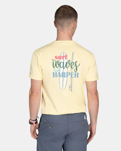 Camiseta Live Harper Yellow Glow - Harper &amp; Neyer