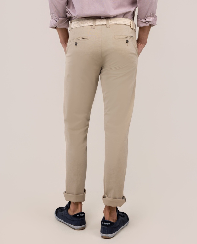 Pantalón Chino Básico Tostado - El Ganso