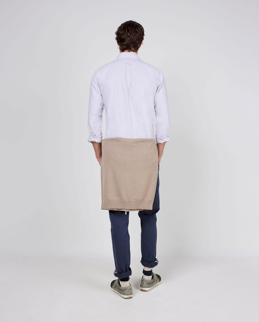 Camisa Oxford Liso Rosa Oscuro - El Ganso