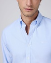 Camisa Oxford Liso Celeste - El Ganso