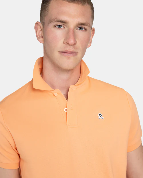 Polo Retro Coral Peach - Harper &amp; Neyer