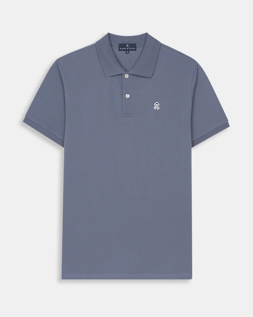 Polo Retro Blue Shadow - Harper &amp; Neyer