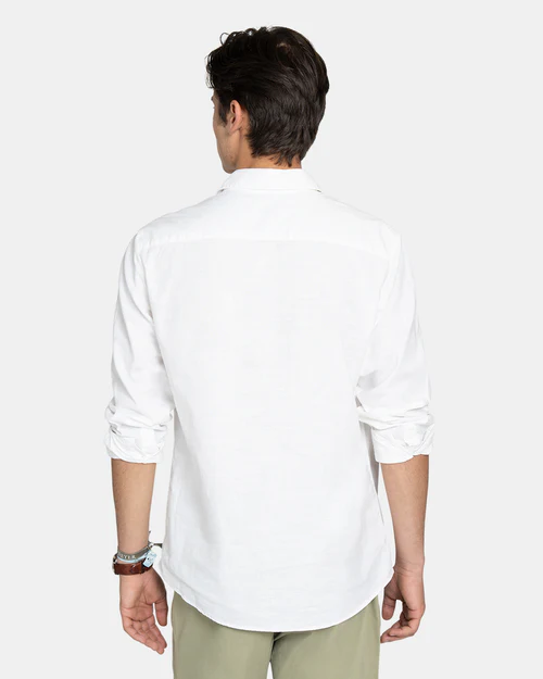 Polera Linen White - Harper &amp; Neyer