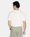 Camiseta Cotton Linnen Pocket White Mist - Harper &amp; Neyer