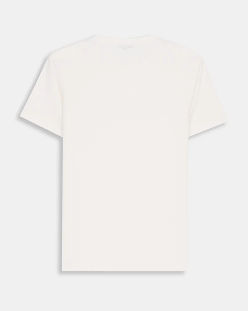 Camiseta Cotton Linnen Pocket White Mist - Harper &amp; Neyer