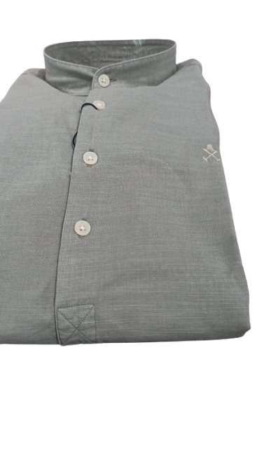 Polera Mao Lino Blue Shadow Light Camo - Harper &amp; Neyer