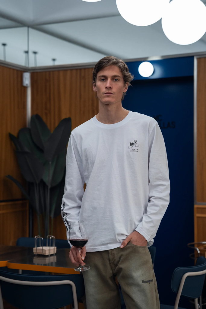 Camiseta Manga Larga Wine not? - Humpier