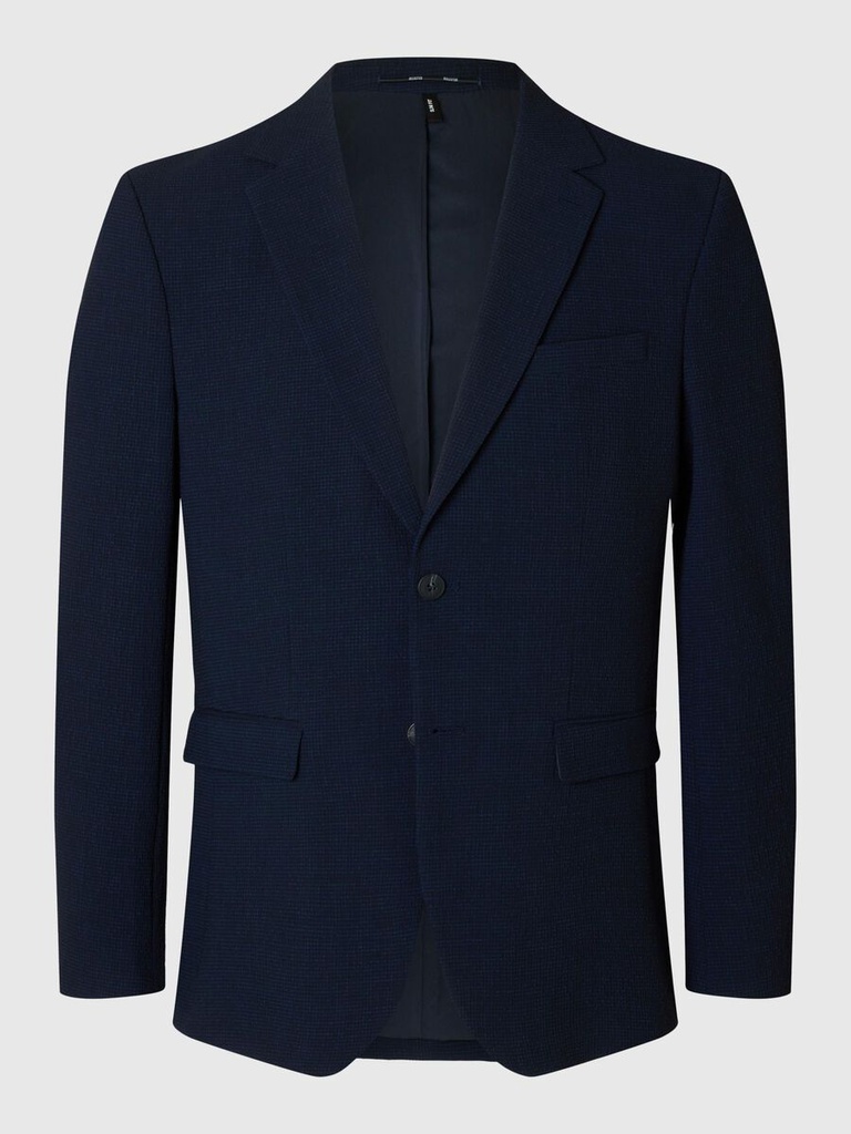 Slhslim Jose Seersucker Blz Flex - Americana Dark Navy - Selected Homme
