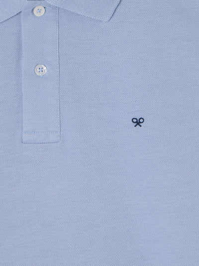 Polo Clásico Liso Azul Indigo - Silbon