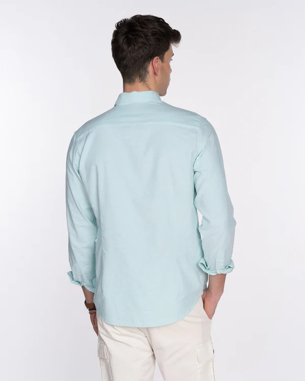 Camisa Oxford Color Turquoise - Harper &amp; Neyer