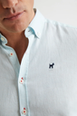 Camisa Lino Turquesa - Williot