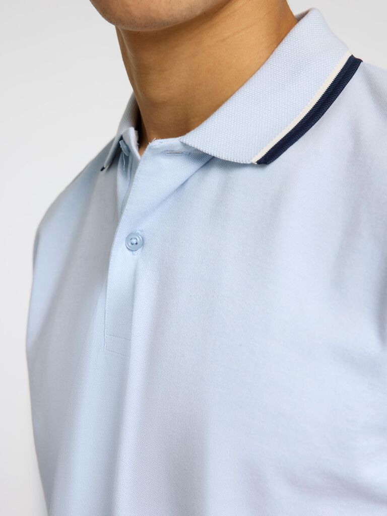 Slhslim-Atlas Sport SS Polo - Cashmere Blue