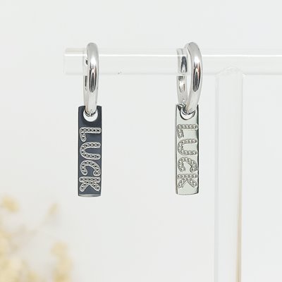 Aritos Charm Extraíble Luck Plateado