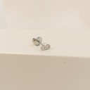 Pendiente Infinito Plateado