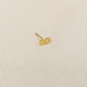 Pendiente Infinito Dorado