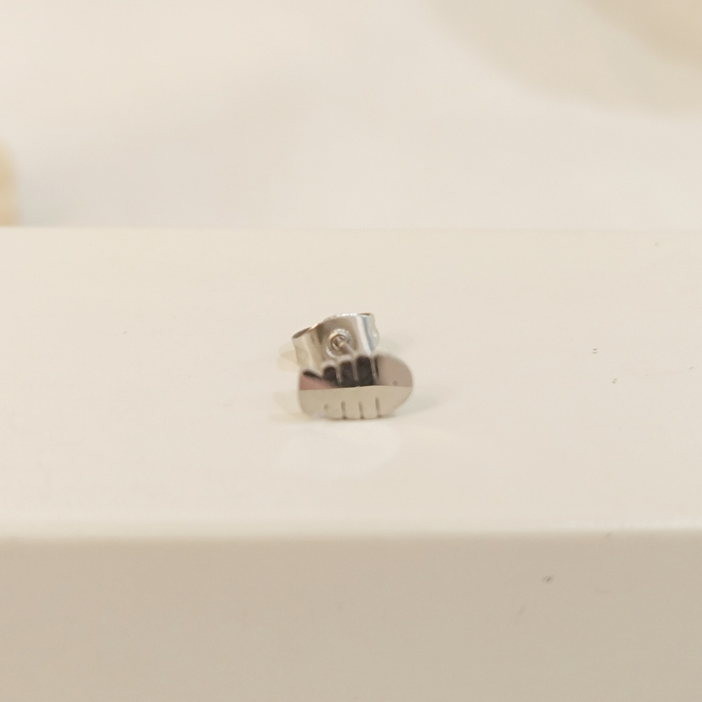 Pendiente Pez Midi Plateado