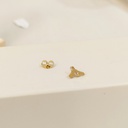 Pendiente Pistola Dorado