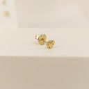 Pendiente Hoja Dorada