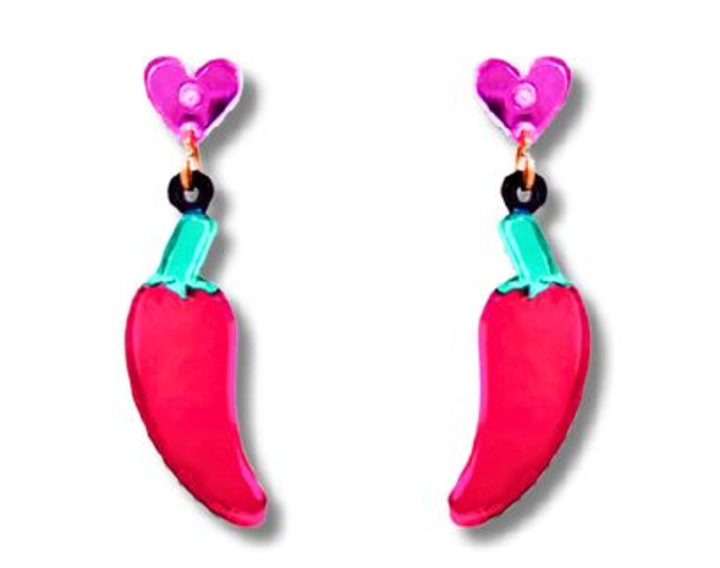 Pendientes Metacrilato Guindilla