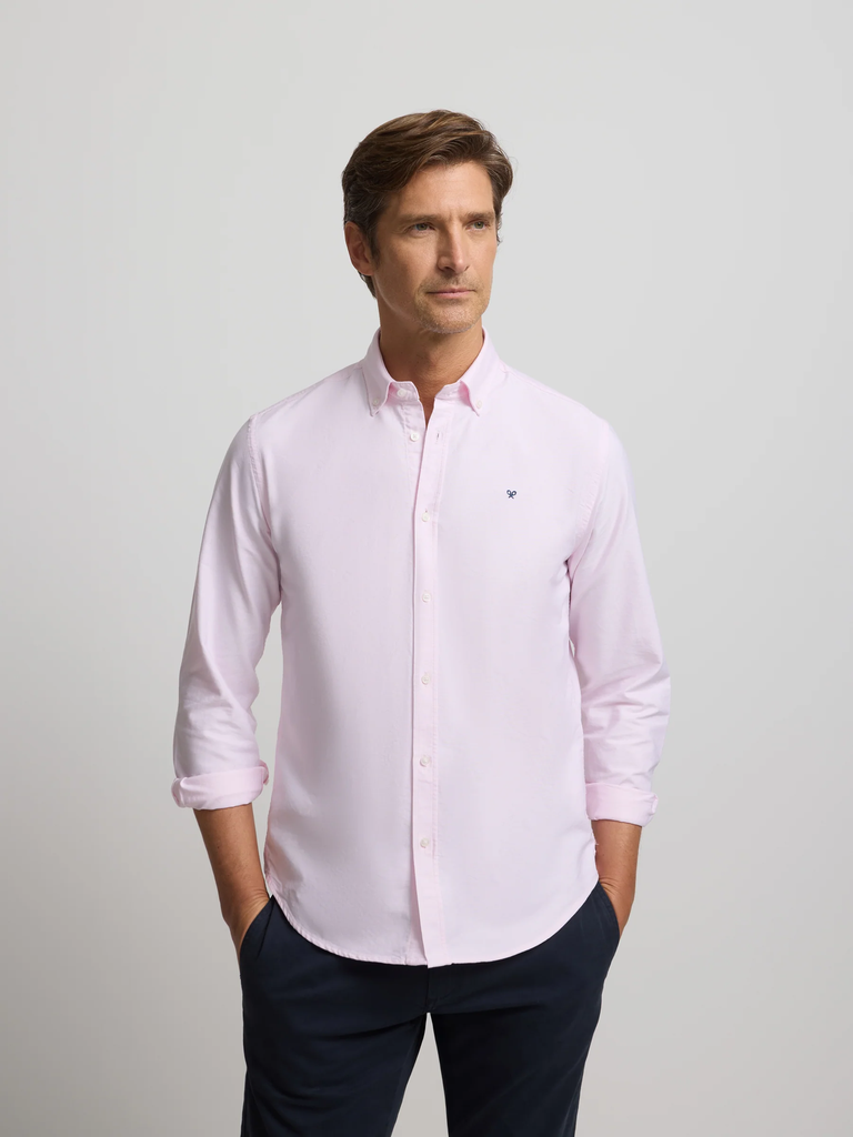 Camisa Sport Oxford Rosa - Silbon