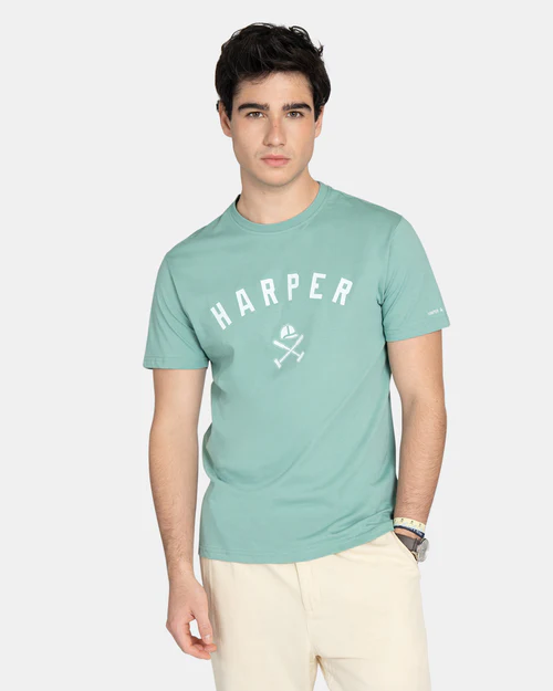 Camiseta New England Garden Green - Harper &amp; Neyer