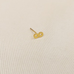 Pendiente Infinito Dorado