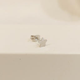 Pendiente Estrella Grande Plateado