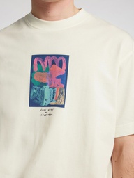 Camiseta Multicolor License SS O-Neck Tee - Selected