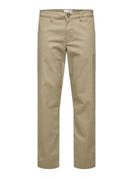 Slh196 Straight Miles Sun Oatmeal - Selected Homme