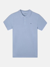 Polo Clásico Liso Azul Indigo - Silbon
