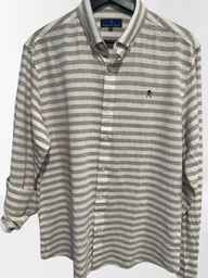 Camisa Acadia Camel - Harper &amp; Neyer