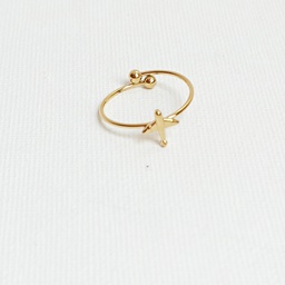 Anillo Avión Dorado