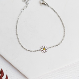 Pulsera Margarita Plateada