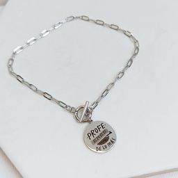 Pulsera Profe Eres De Lo Más Plateado