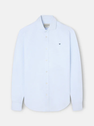 Camisa Sport Oxford Raya Horizontal Celeste  - Silbon