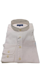 Polera Mao Lino White - Harper &amp; Neyer